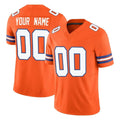 Kdoa Custom D.Broncos Orange Limited Alternate Vapor F.U.S.E. Throwback Game Any Name & Numbers Stitched Jerseys