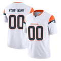 Kdoa Custom D.Broncos White Limited Vapor F.U.S.E. Home Game Any Name & Numbers Stitched Jerseys