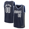 Kdoa Custom D.Mavericks Navy Fast Break Jerseys - Statement Edition