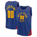 Kdoa Custom D.Nuggets  Blue Fast Break Jerseys - Statement Edition