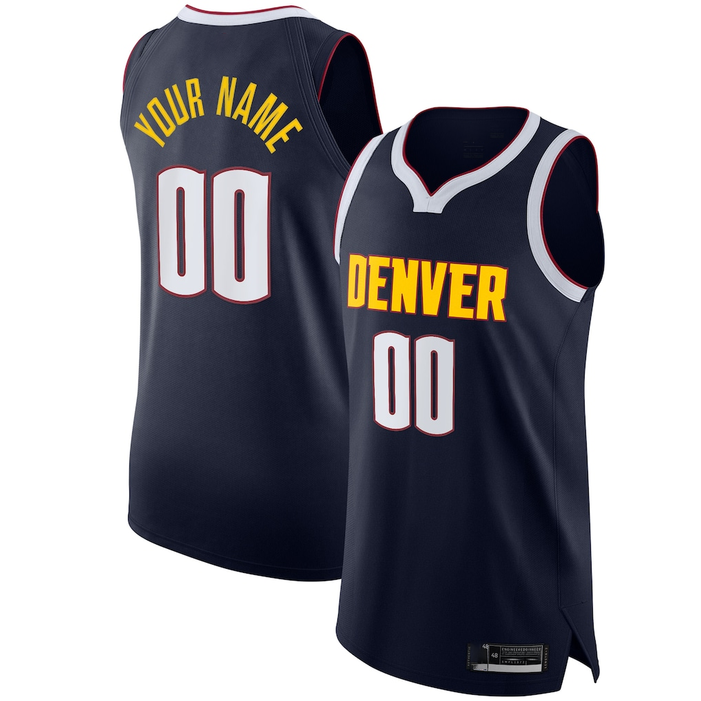 Kdoa Custom D.Nuggets Navy 2020-21 Authentic Jerseys - Icon Edition