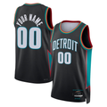 Kdoa Custom D.Pistons Charcoal 202526 City Edition Swingman Jerseys