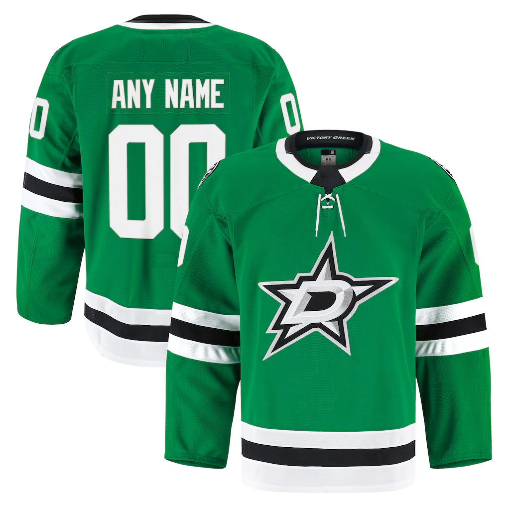 Kdoa Custom D.Stars Kelly Green Home Authentic Pro Jerseys