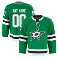 Kdoa Custom D.Stars Kelly Green Home Authentic Pro Jerseys
