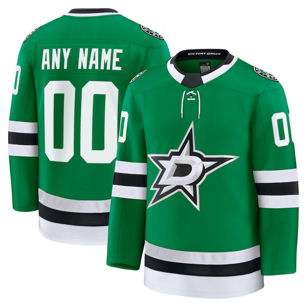 Kdoa Custom D.Stars Kelly Green Home Premium Jerseys