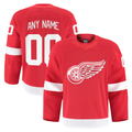 Kdoa Custom D.Red wings Red Home Authentic Pro Jerseys