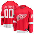 Kdoa Custom D.Red wings Red Home Breakaway Jerseys