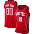 Kdoa Custom H.Rockets Red Swingman Stitched Jerseys-Icon Edition