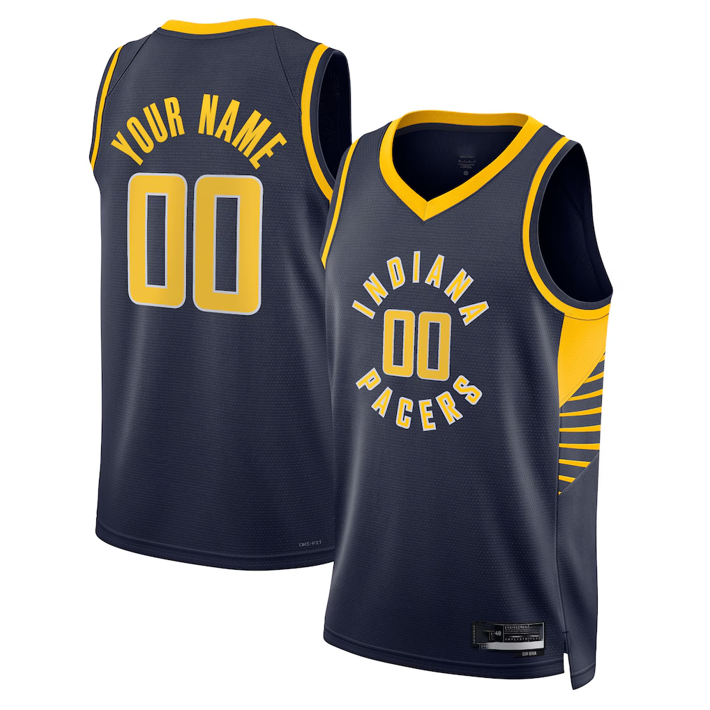 Kdoa Custom I.Pacers Navy 202223 Swingman Jerseys - Icon Edition