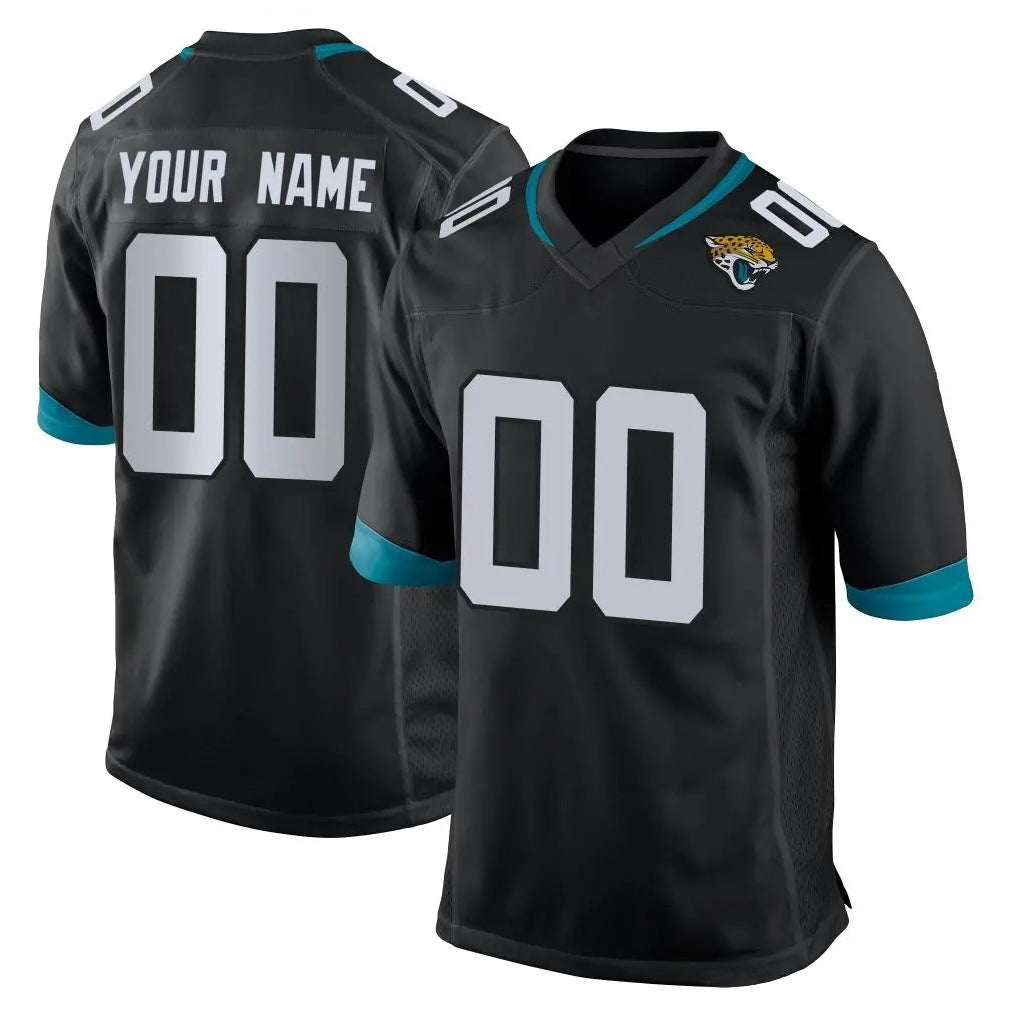 Kdoa Custom J.Jaguars Black Home Game Any Name & Numbers Stitched Jerseys