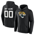 Kdoa Custom J.Jaguars Black Pullover Hoodies Limited Any Name & Numbers Stitched Jerseys