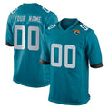 Kdoa Custom J.Jaguars Teal Home Game Any Name & Numbers Stitched Jerseys