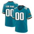 Kdoa Custom J.Jaguars Teal Prowler Throwback Limited Home Game Any Name & Numbers Stitched Jerseys