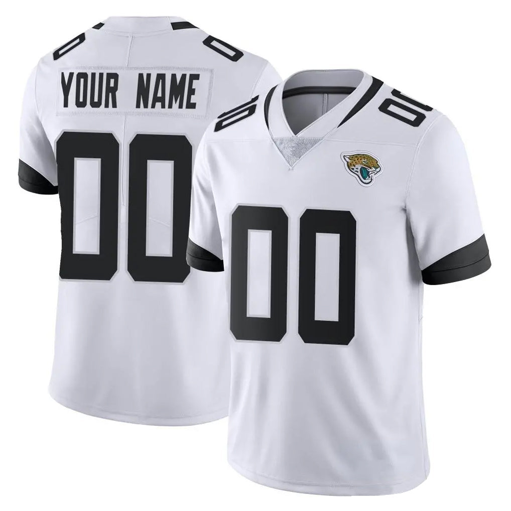 Kdoa Custom J.Jaguars White Vapor Untouchable Limited Home Game Any Name & Numbers Stitched Jerseys