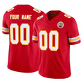 Kdoa Custom KC.Chiefs Red Limited Vapor F.U.S.E. Home Game Any Name & Numbers Stitched Jerseys