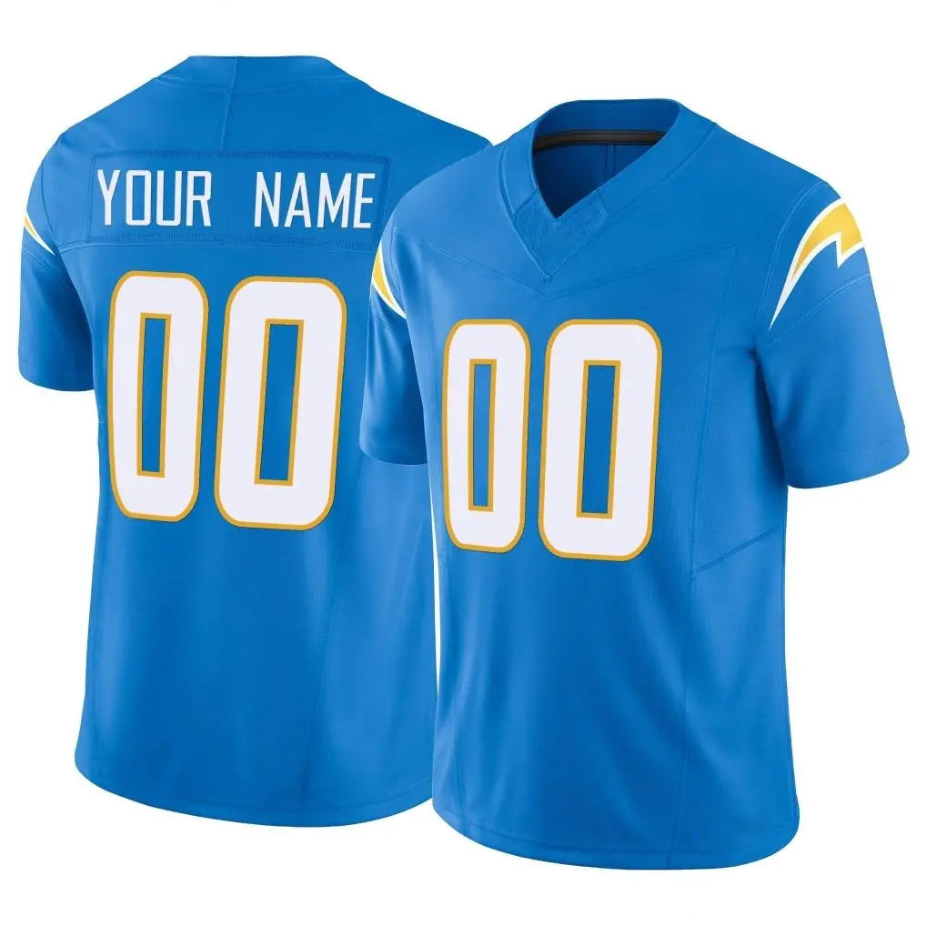 Kdoa Custom LA.Chargers Blue Limited Vapor F.U.S.E. Home Game Any Name & Numbers Stitched Jerseys