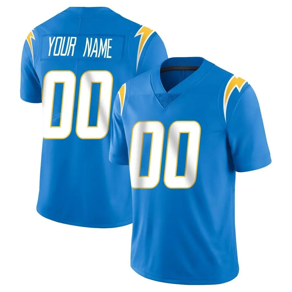 Kdoa Custom LA.Chargers Blue Limited Vapor Untouchable Home Game Any Name & Numbers Stitched Jerseys