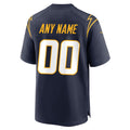 Kdoa Custom LA.Chargers Navy Home Game Stitched Jerseys