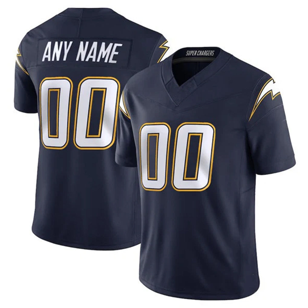 Kdoa Custom LA.Chargers Navy Vapor F.U.S.E. Limited Home Game Any Name & Numbers Stitched Jerseys