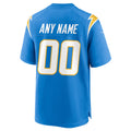 Kdoa Custom LA.Chargers Powder Blue Home Game Stitched Jerseys