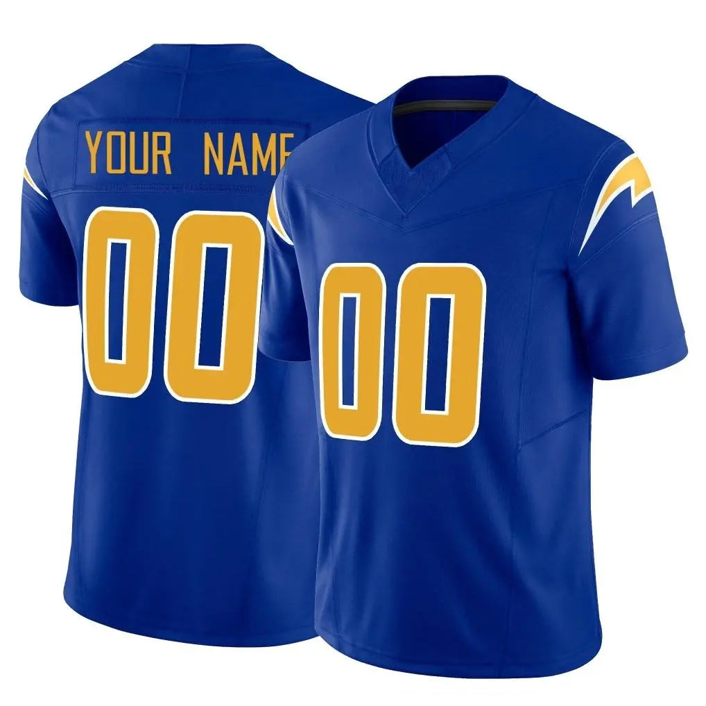 Kdoa Custom LA.Chargers Royal Limited Vapor F.U.S.E. Home Game Any Name & Numbers Stitched Jerseys