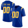 Kdoa Custom LA.Chargers Royal Limited Vapor Home Game Any Name & Numbers Stitched Jerseys