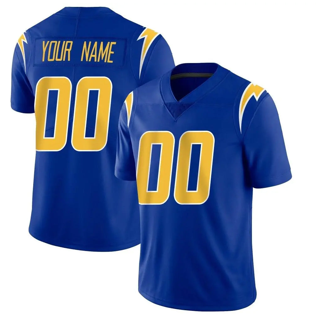 Kdoa Custom LA.Chargers Royal Limited Vapor Home Game Any Name & Numbers Stitched Jerseys