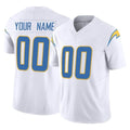 Kdoa Custom LA.Chargers White Limited Vapor F.U.S.E. Home Game Any Name & Numbers Stitched Jerseys