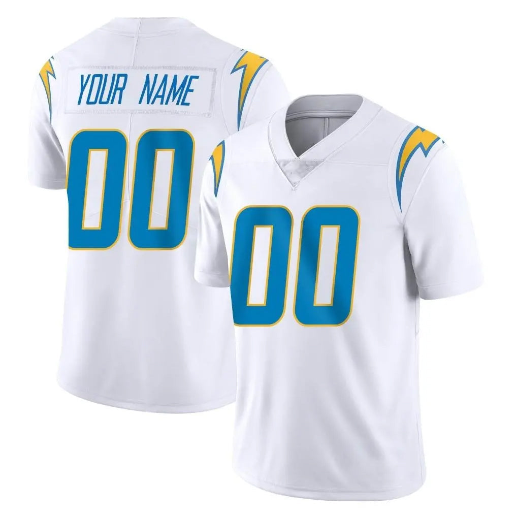 Kdoa Custom LA.Chargers White Limited Vapor Untouchable Home Game Any Name & Numbers Stitched Jerseys