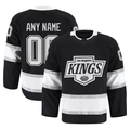 Kdoa Custom LA.Kings Black Home Authentic Pro Jerseys