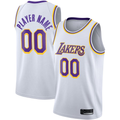 Kdoa Custom LA.Lakers White 2020-2021 Swingman Stitched Jerseys - Association Edition