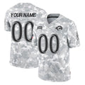 Kdoa Custom LA.Rams Arctic Camo Salute To Service Limited Game Any Name & Numbers Stitched Jerseys
