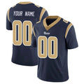 Kdoa Custom LA.Rams Navy Limited Vapor Untouchable Home Game Any Name & Numbers Stitched Jerseys