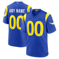 Kdoa Custom LA.Rams Royal Game Stitched Jerseys