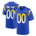 Kdoa Custom LA.Rams Royal Home Game Any Name & Numbers Stitched Jerseys