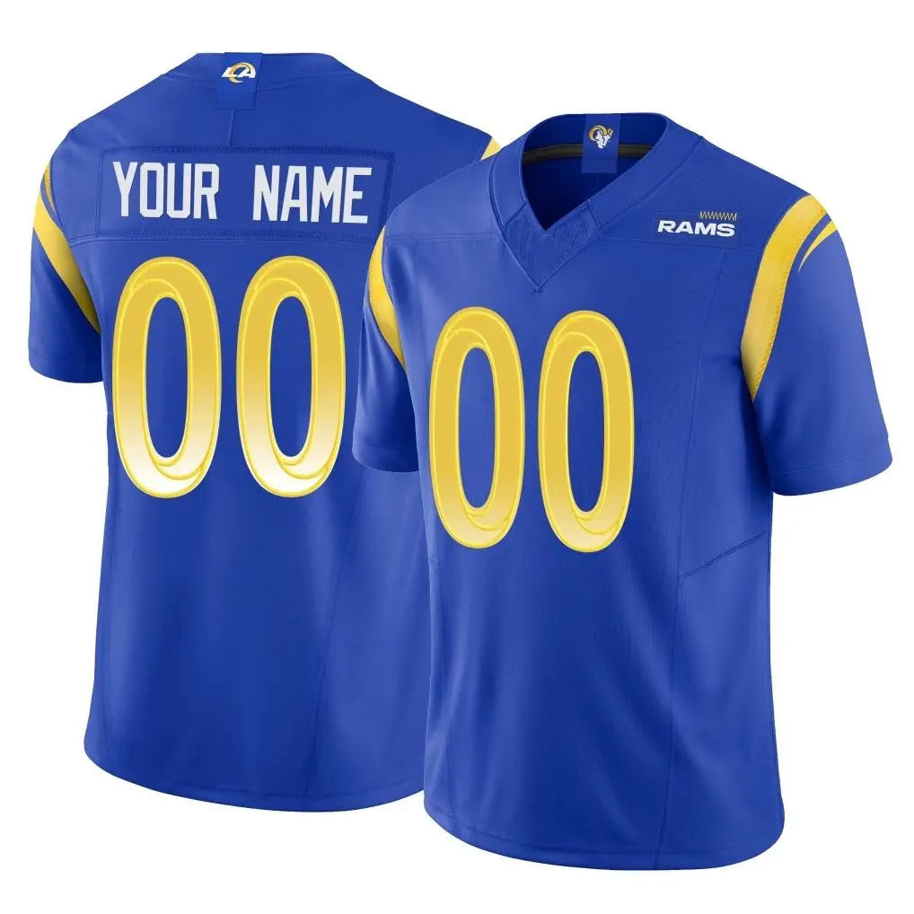 Kdoa Custom LA.Rams Royal Limited Vapor F.U.S.E. Home Game Any Name & Numbers Stitched Jerseys