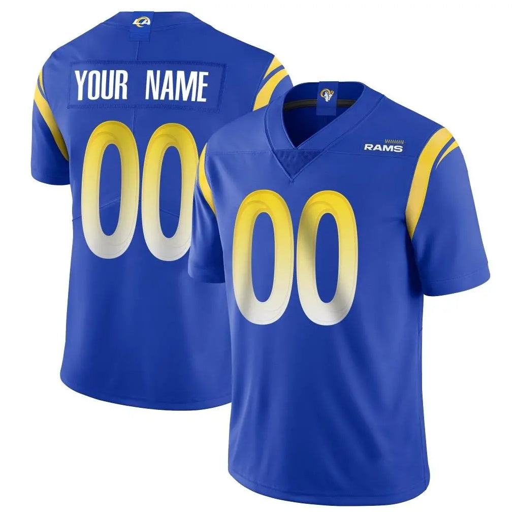 Kdoa Custom LA.Rams Royal Limited Vapor Untouchable Home Game Any Name & Numbers Stitched Jerseys