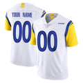 Kdoa Custom LA.Rams White Limited Vapor Untouchable Home Game Any Name & Numbers Stitched Jerseys