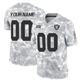 Kdoa Custom LV.Raiders Arctic Camo Salute To Service Limited Game Any Name & Numbers Stitched Jerseys