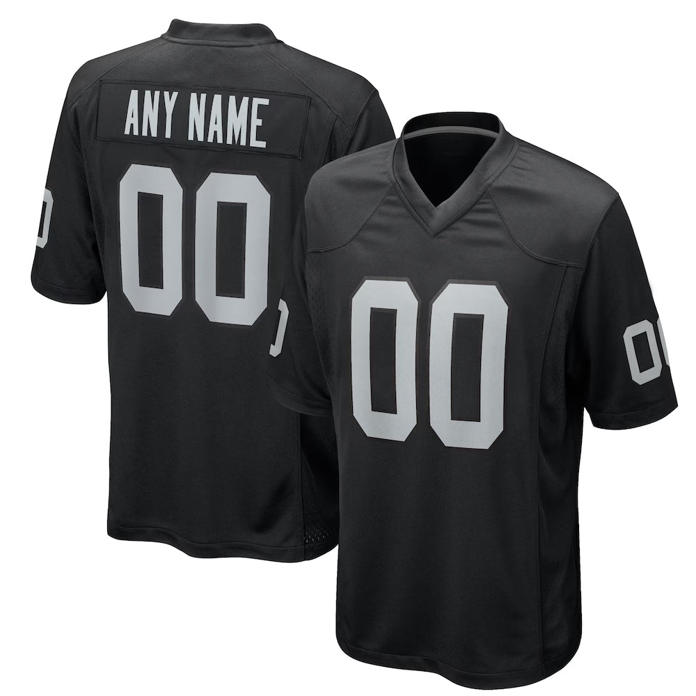 Kdoa Custom LV.Raiders Black Home Game Stitched Jerseys