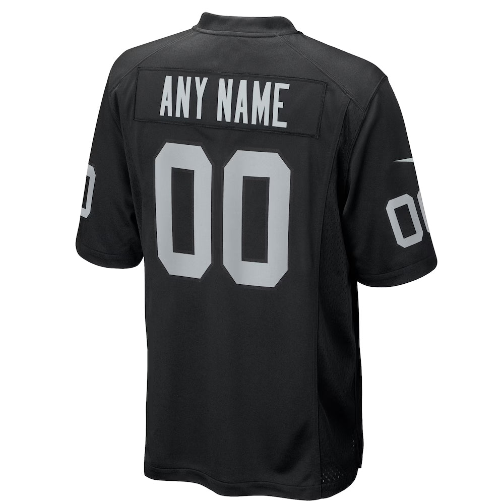 Kdoa Custom LV.Raiders Black Home Game Stitched Jersey