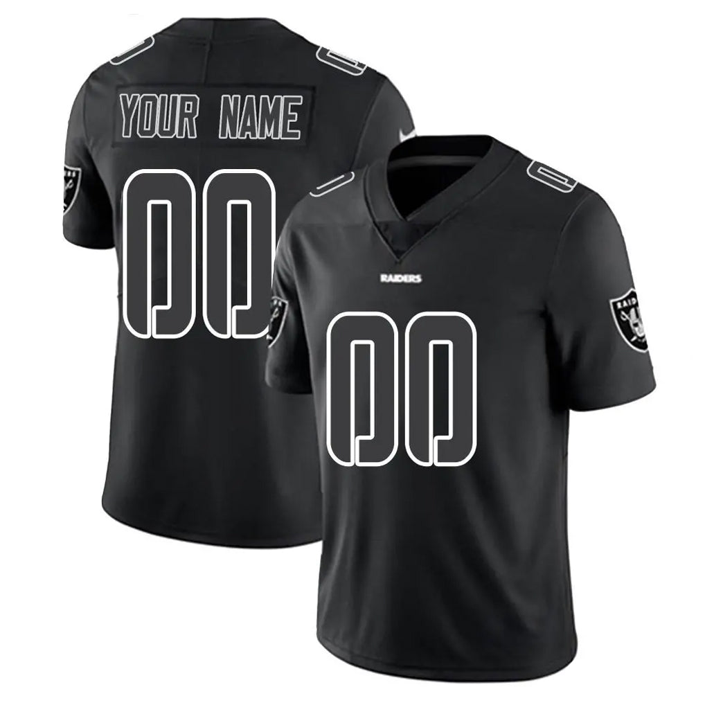 Kdoa Custom LV.Raiders Black Limited Black Impact Home Game Any Name & Numbers Stitched Jerseys