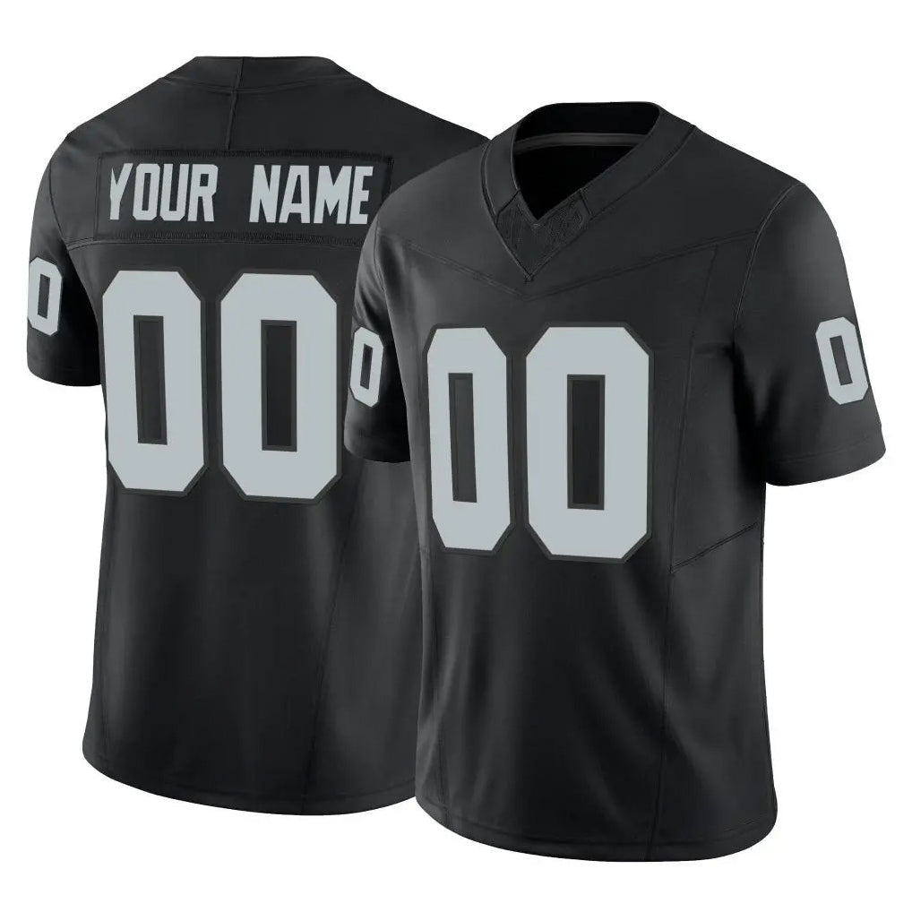 Kdoa Custom LV.Raiders Black Limited Vapor F.U.S.E. Home Game Any Name & Numbers Stitched Jerseys