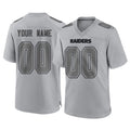 Kdoa Custom LV.Raiders Gray Atmosphere Fashion Limited Game Any Name & Numbers Stitched Jerseys