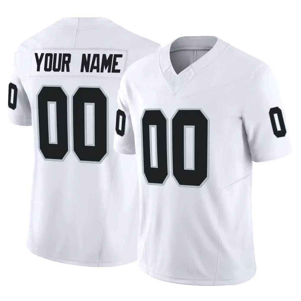 Kdoa Custom LV.Raiders White Limited Vapor F.U.S.E. Home Game Any Name & Numbers Stitched Jerseys