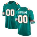 Kdoa Custom M.Dolphins Aqua Alternate Home Game Any Name & Numbers Stitched Jerseys