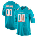 Kdoa Custom M.Dolphins Aqua Home Game Any Name & Numbers Stitched Jerseys