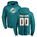 Kdoa Custom M.Dolphins Aqua LOGO Pullover Hoodies Limited Any Name & Numbers Stitched Jerseys