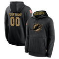 Kdoa Custom M.Dolphins Black Salute to Service Hoodies Limited Game Any Name & Numbers Stitched Jerseys