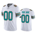 Kdoa Custom M.Dolphins White Limited Vapor Untouchable Home Game Any Name & Numbers Stitched Jerseys